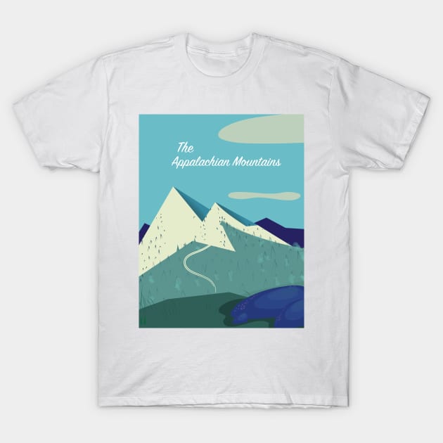 Appalachian Mountains T-Shirt by nickemporium1